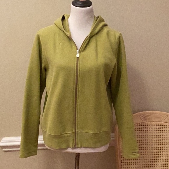 Calvin Klein Jeans Tops - Calvin Klein hooded zip front sweatshirt, in everyone’s fave green color.